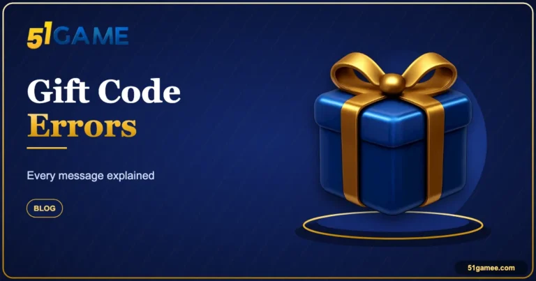 51 Game Gift Code Not Working? Every Error Explained