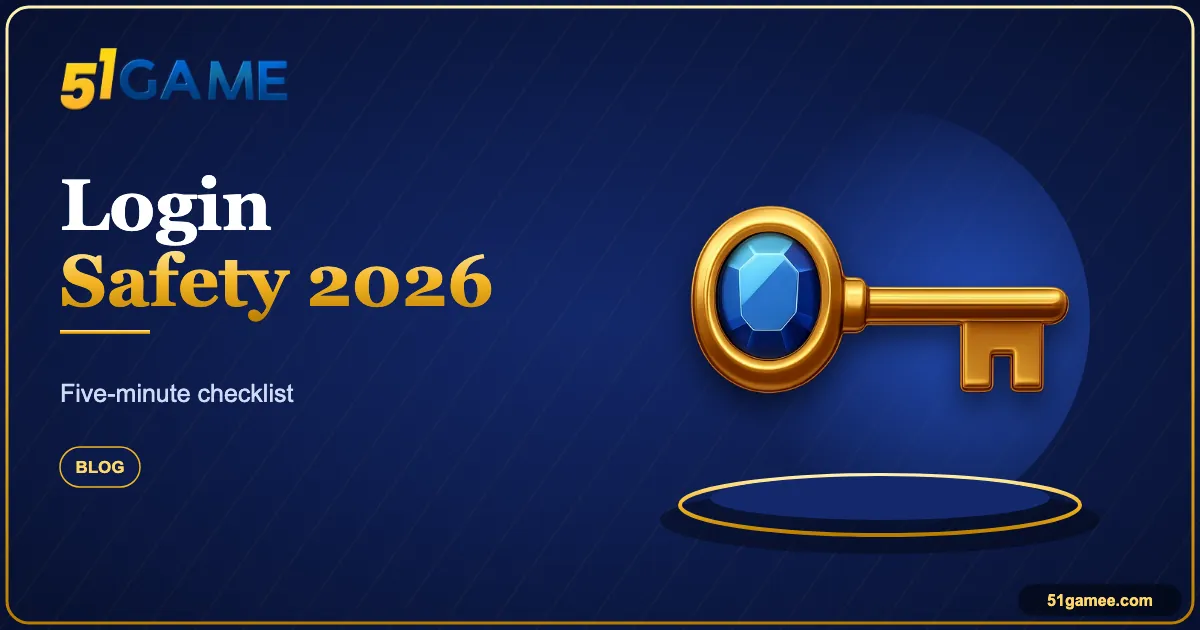 51 Game Login Safety in 2026: Protect Your Account in Five Minutes
